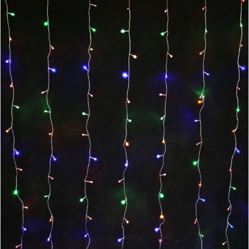 Curtain Light - Multi Colour - 2m x 2m (Connectable)